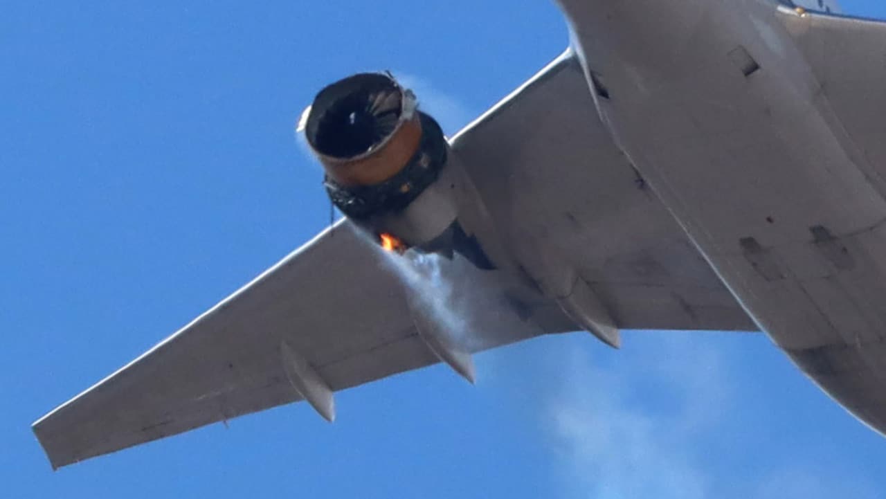 Frantic mayday call before engine explosion