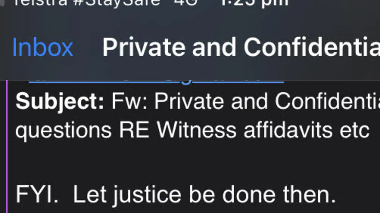 Letter from woman detailed historical rape claim against Cabinet Minister