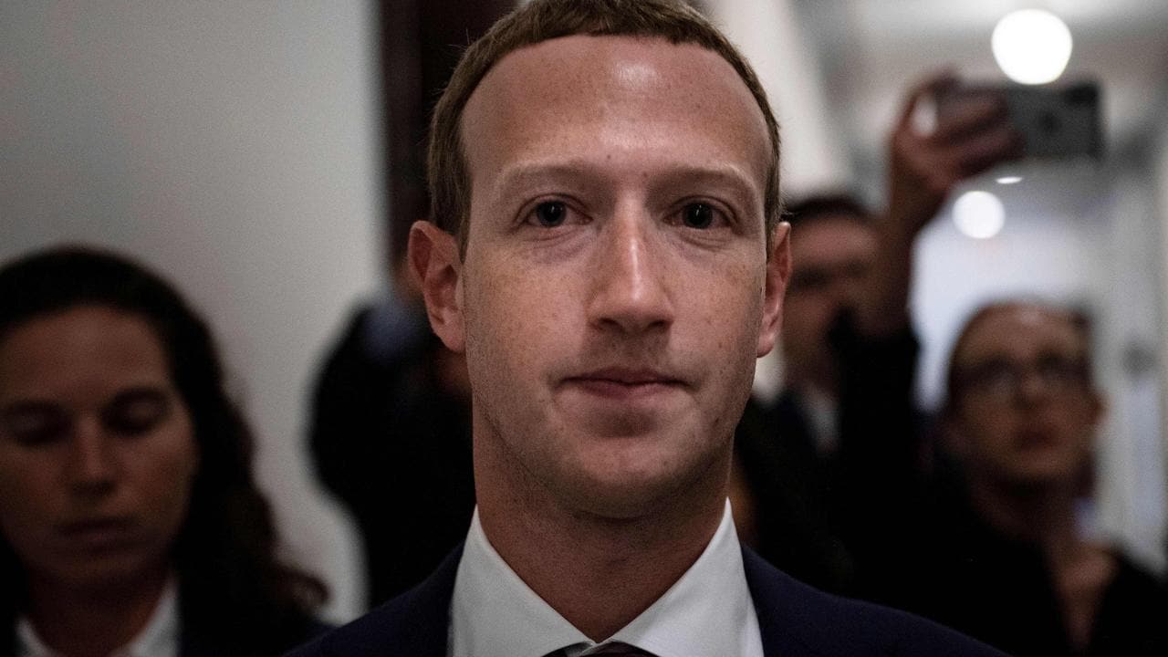 Mark Zuckerberg and Josh Frydenberg speak