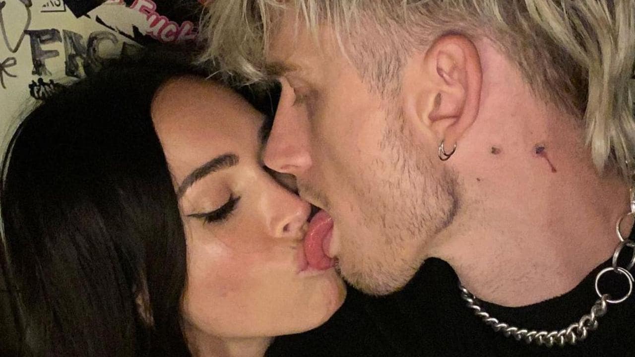 Megan Fox’s boyfriend Machine Gun Kelly wears her blood on a necklace