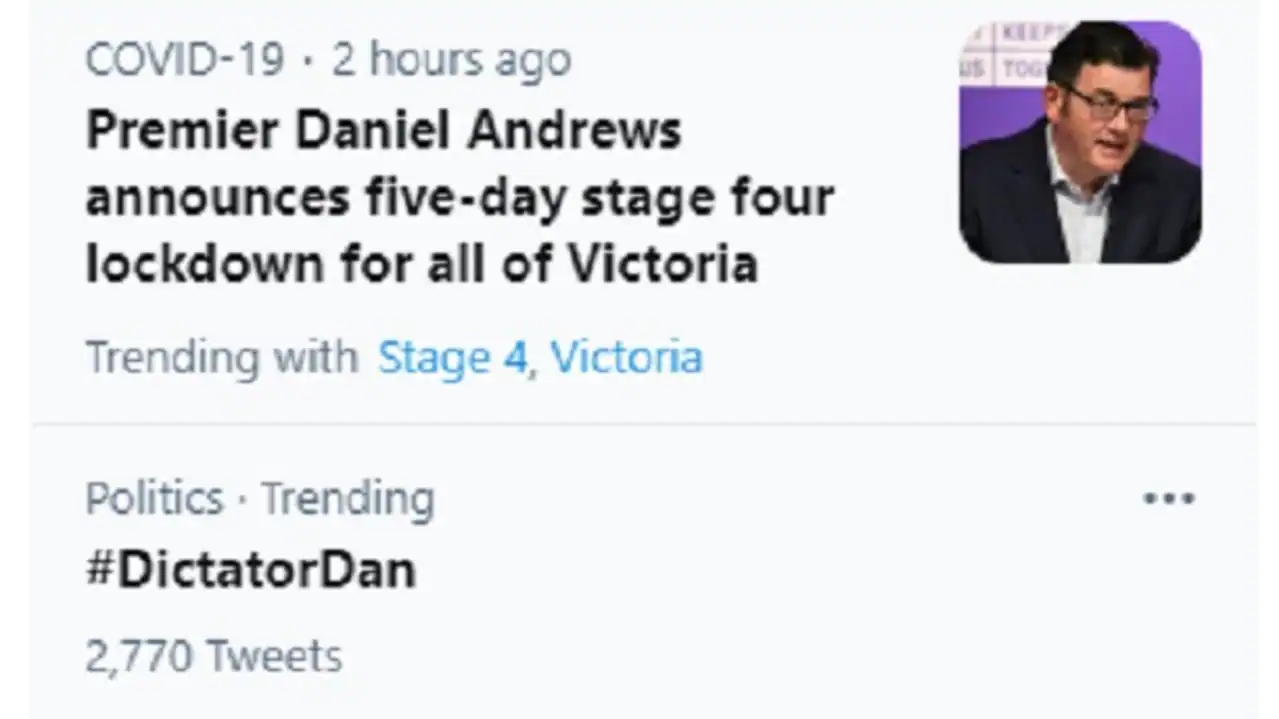 Outrage at Daniel Andrews over Melbourne snap lockdown