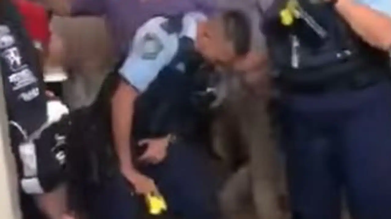 Police officer tasered in groin may actually have been hit on wrist