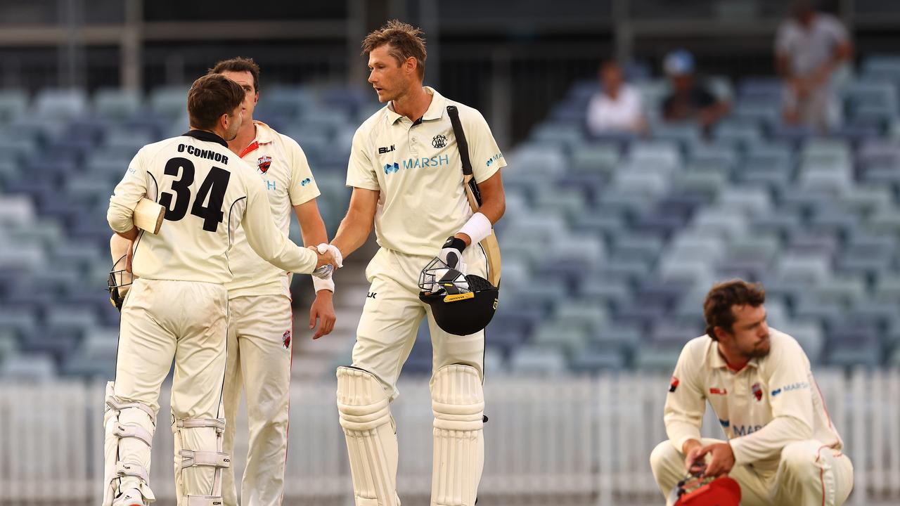 Sheffield Shield, Western Australia draw with South Australia, Liam O’Connor, ‘heroic 0 not out’