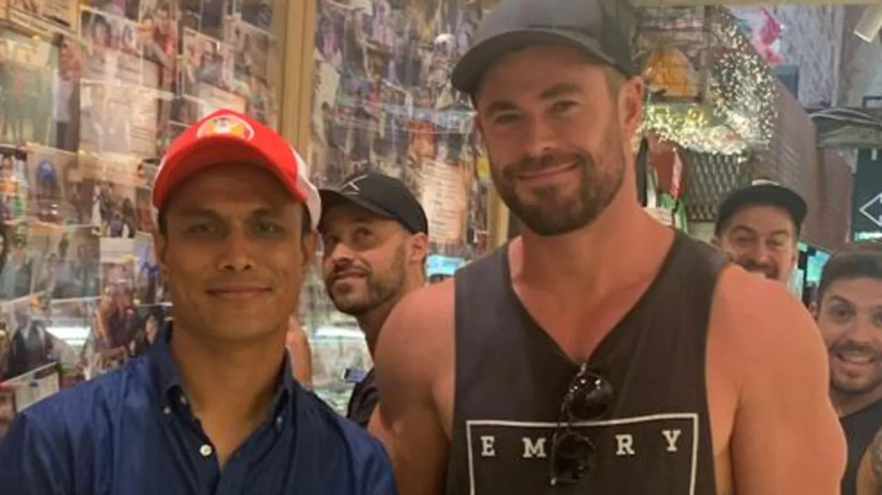 Thor star shocks diners at Chargrill Charlie’s