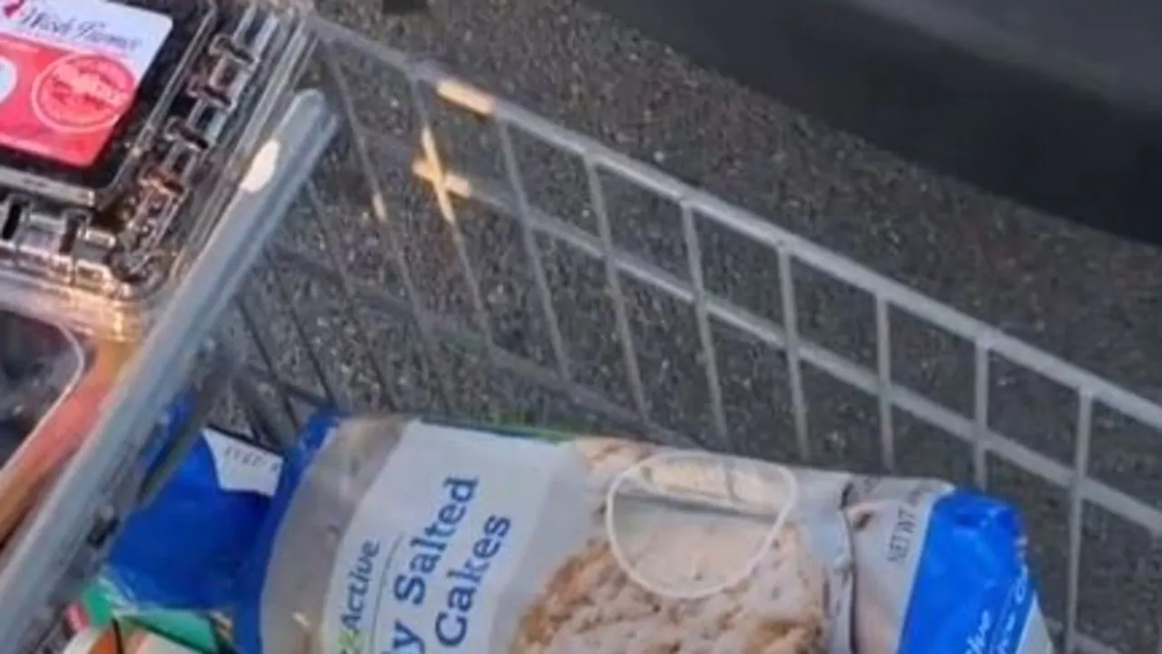 TikTok supermarket hack swaps shopping bags for laundry basket
