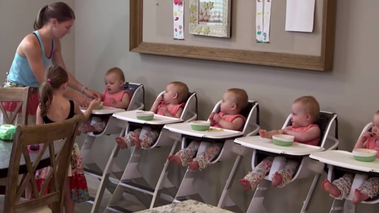 US couple who wanted ‘one more kid’ have all-girl quintuplets