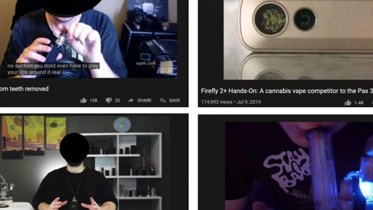 YouTube videos on cannabis vaping lack warnings, age limits
