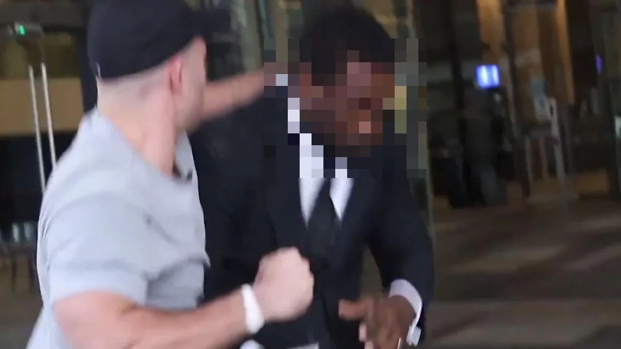Channel 9 security guard allegedly assaulted by neo-Nazi leader