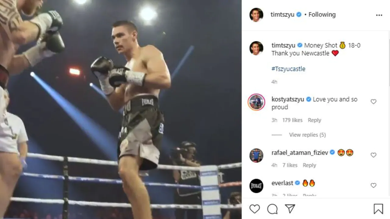 Dad Kostya message to son after boxing fight result