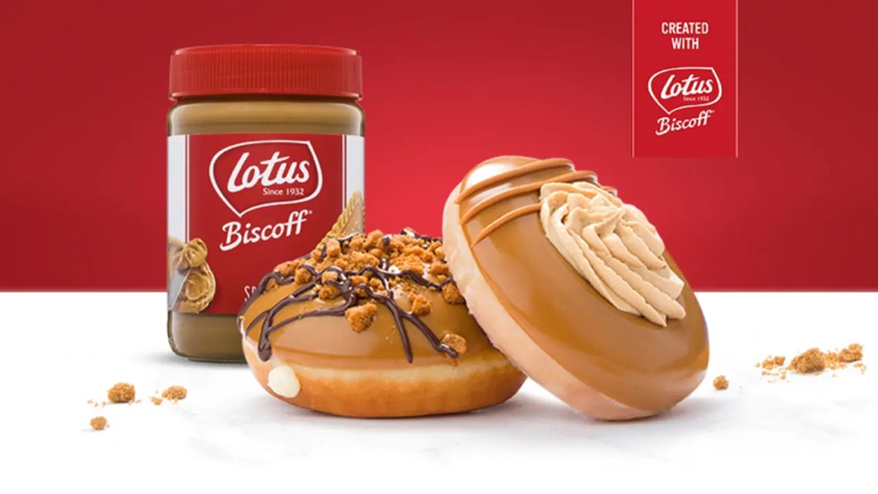 Krispy Kreme collaborates with Biscoff for limited edition doughnuts