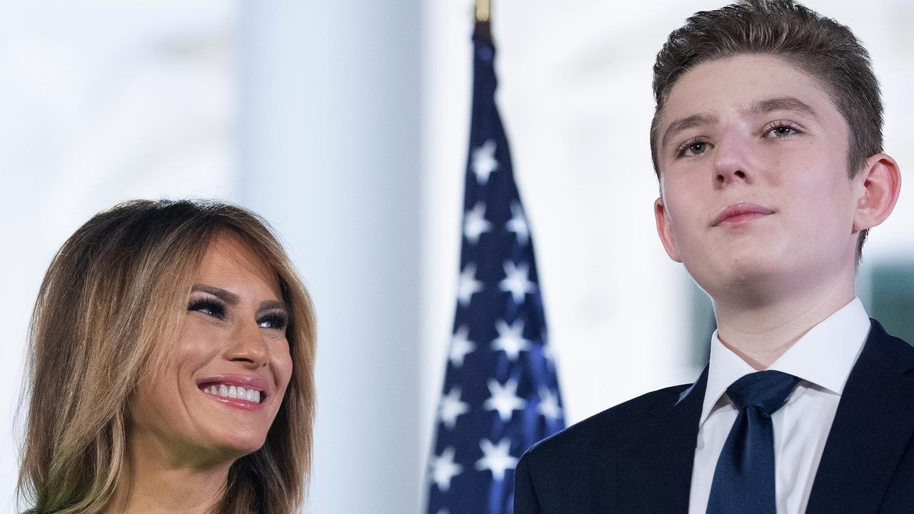 Melania’s rare nod to son torn apart online