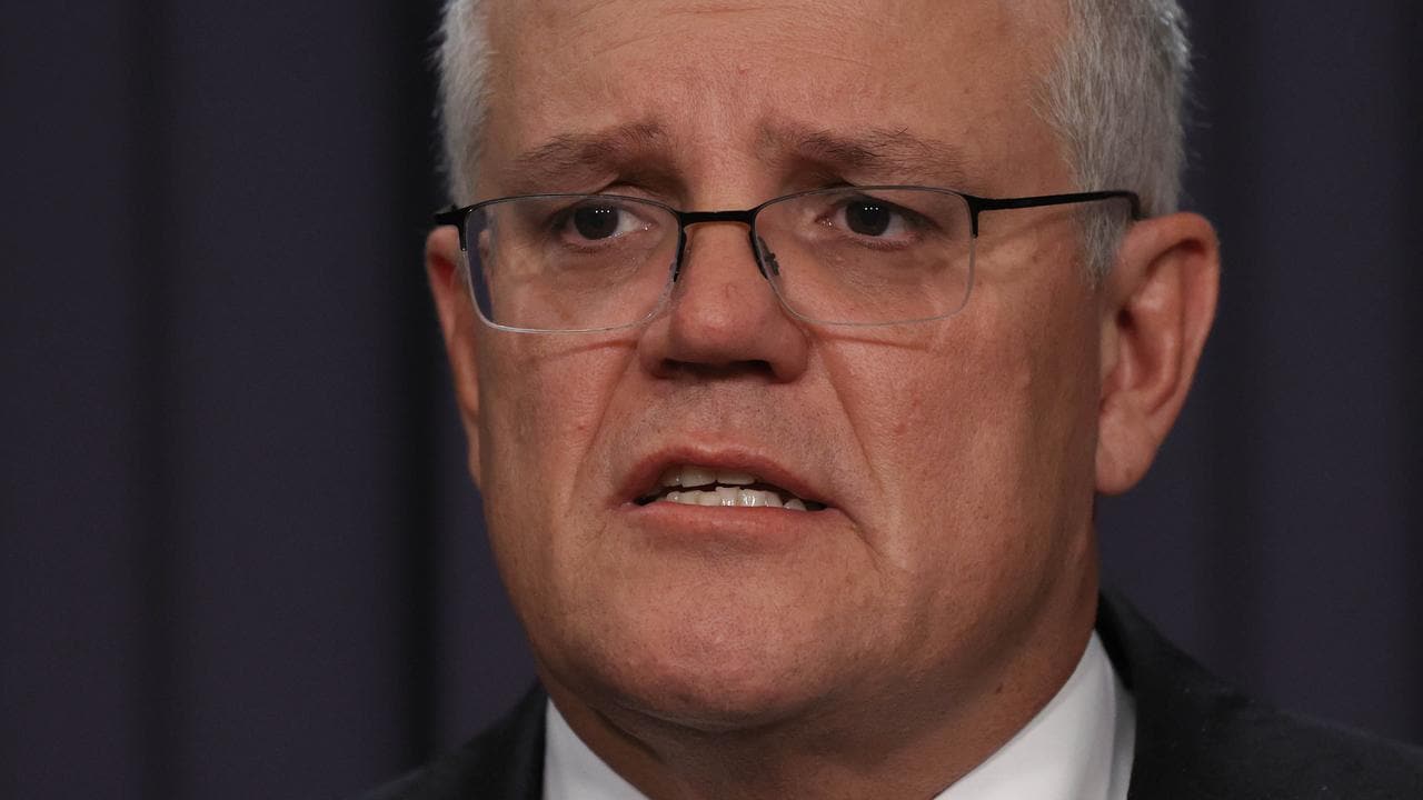 Scott Morrison breaks down over mistreatment of women