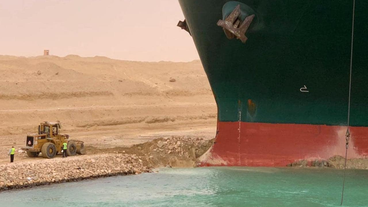 Suez Canal cargo ship Ever Given stuck: When will it move?