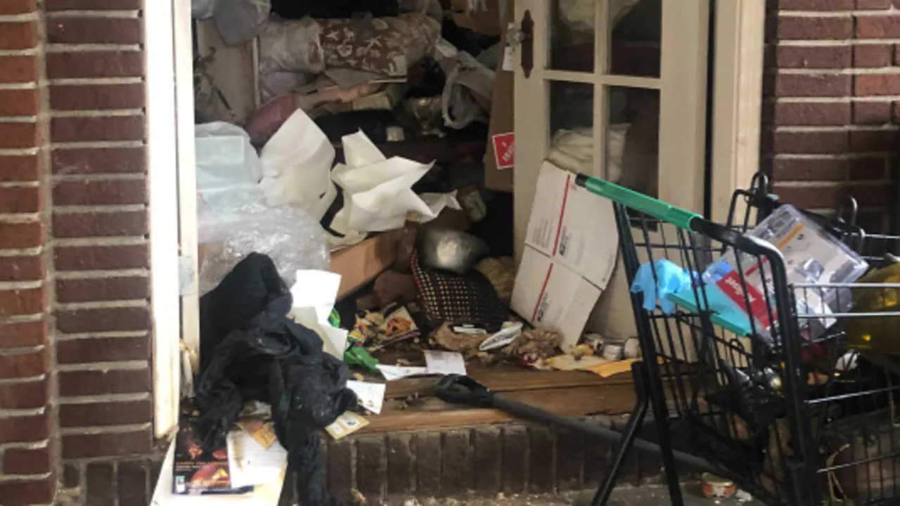 Emmy-winning set designer turned hoarder Evelyn Sakash found under piles of rubbish