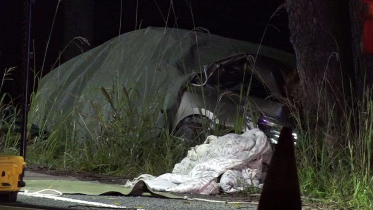 Princes Highway Lake Tabourie car crash: Two adults, child dead