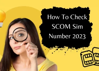 how to check scom number